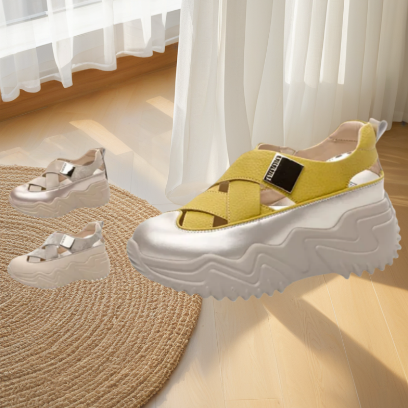 Women's Hollow Sandals with Thick Sole Clothing & Accessories