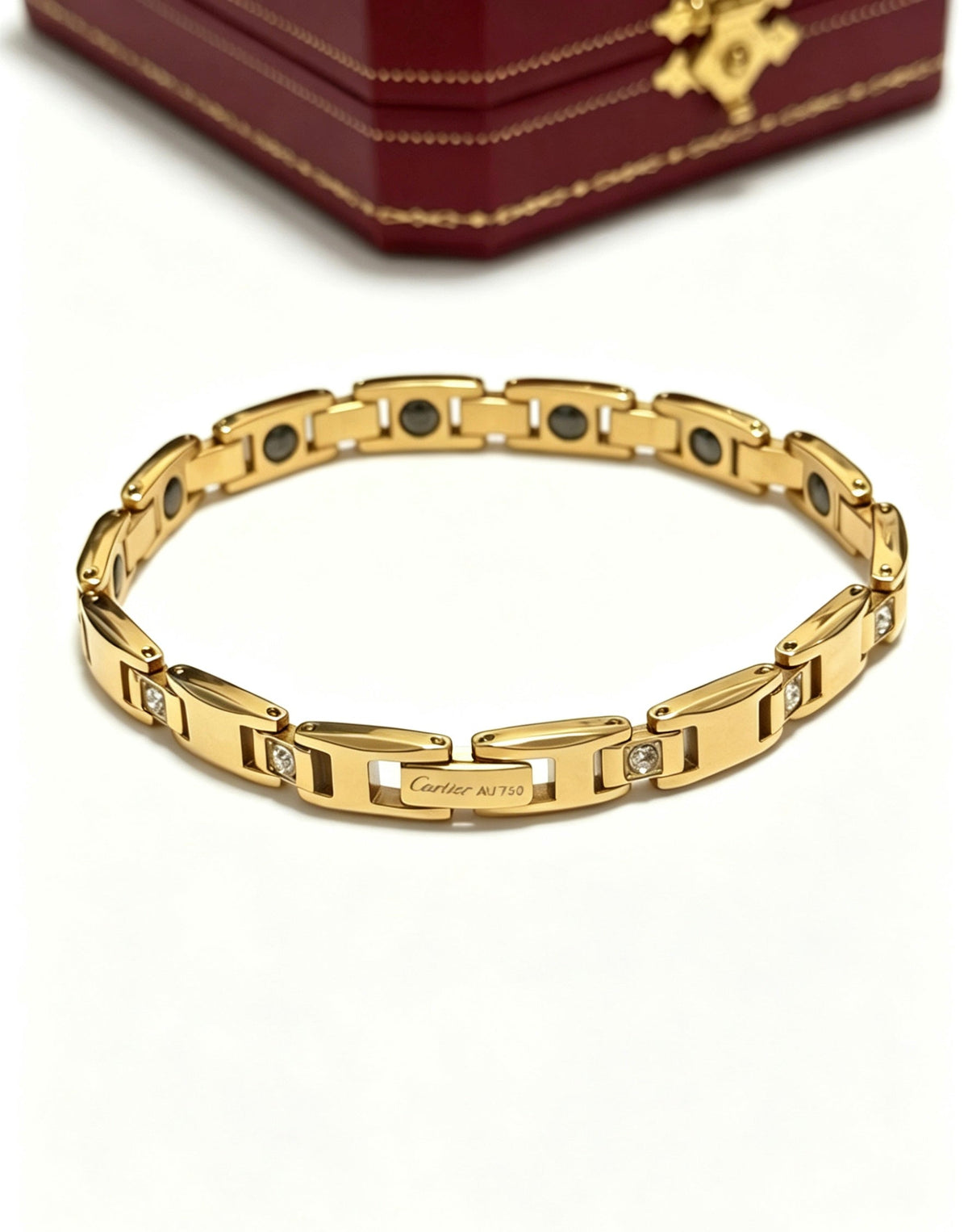 Martin Graham bracelet in polished metal-tone – main product view