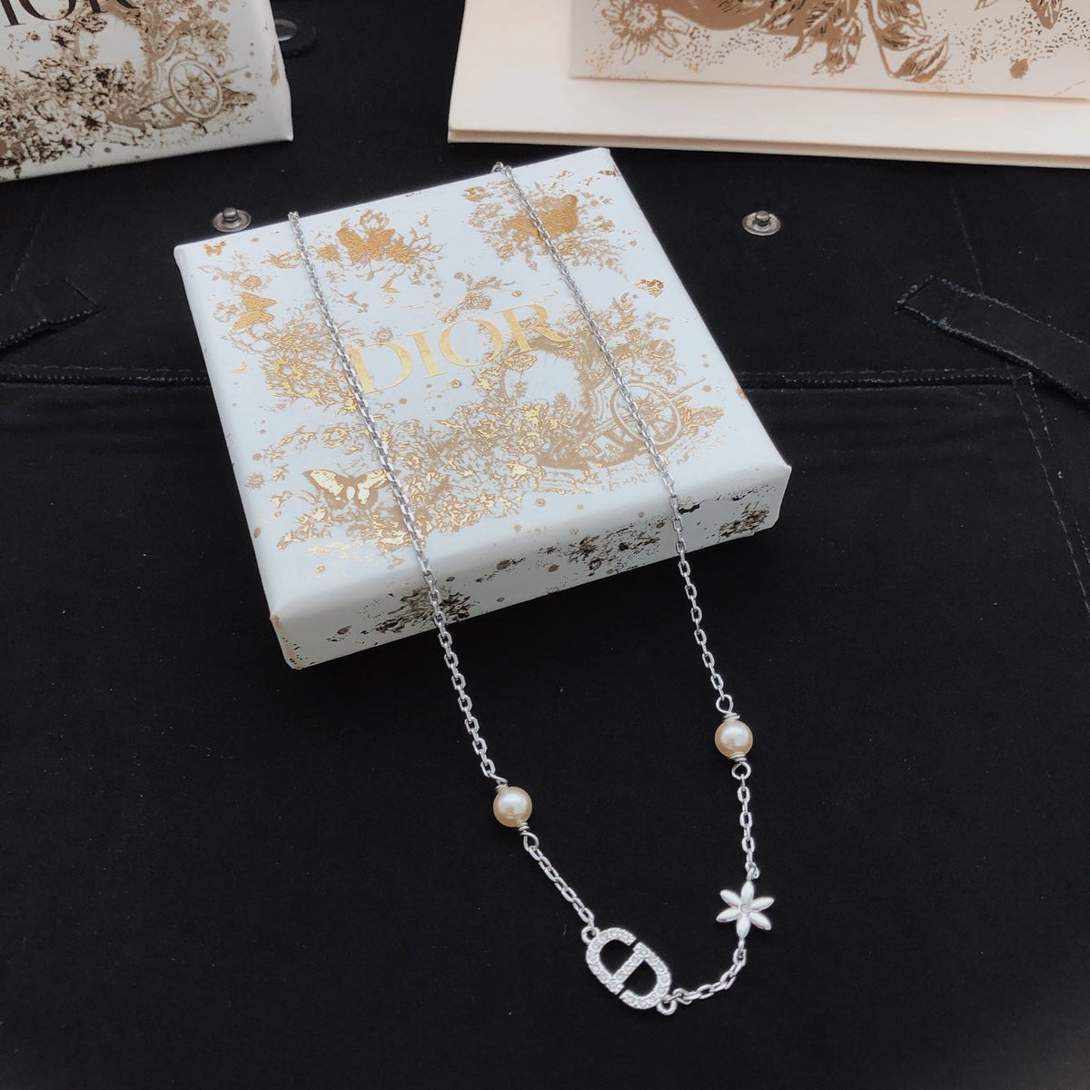 Martin Graham pendant necklace in polished metal-tone – main product view