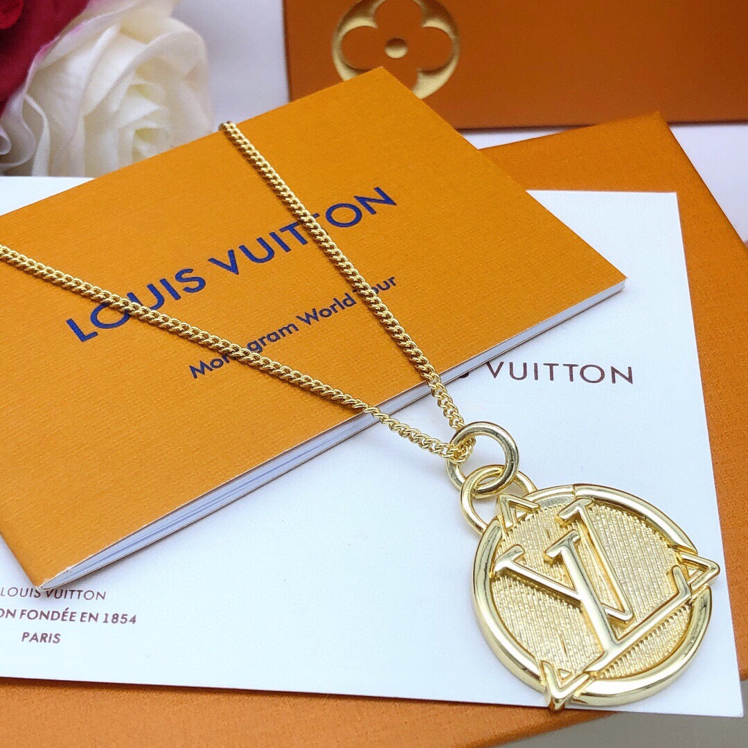 Martin Graham pendant necklace in polished metal-tone – main product view