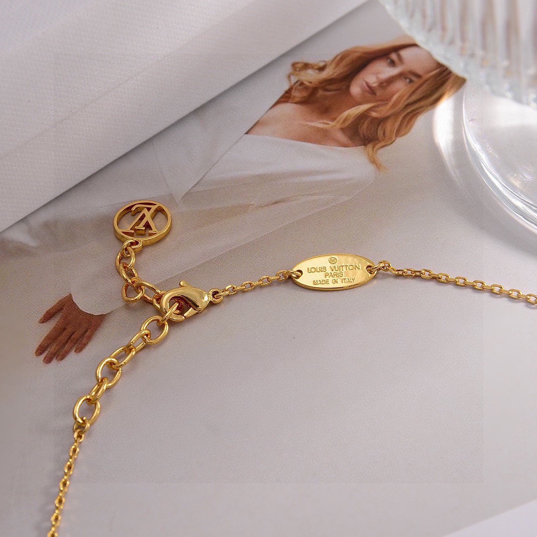 Martin Graham pendant necklace in polished metal-tone – main product view