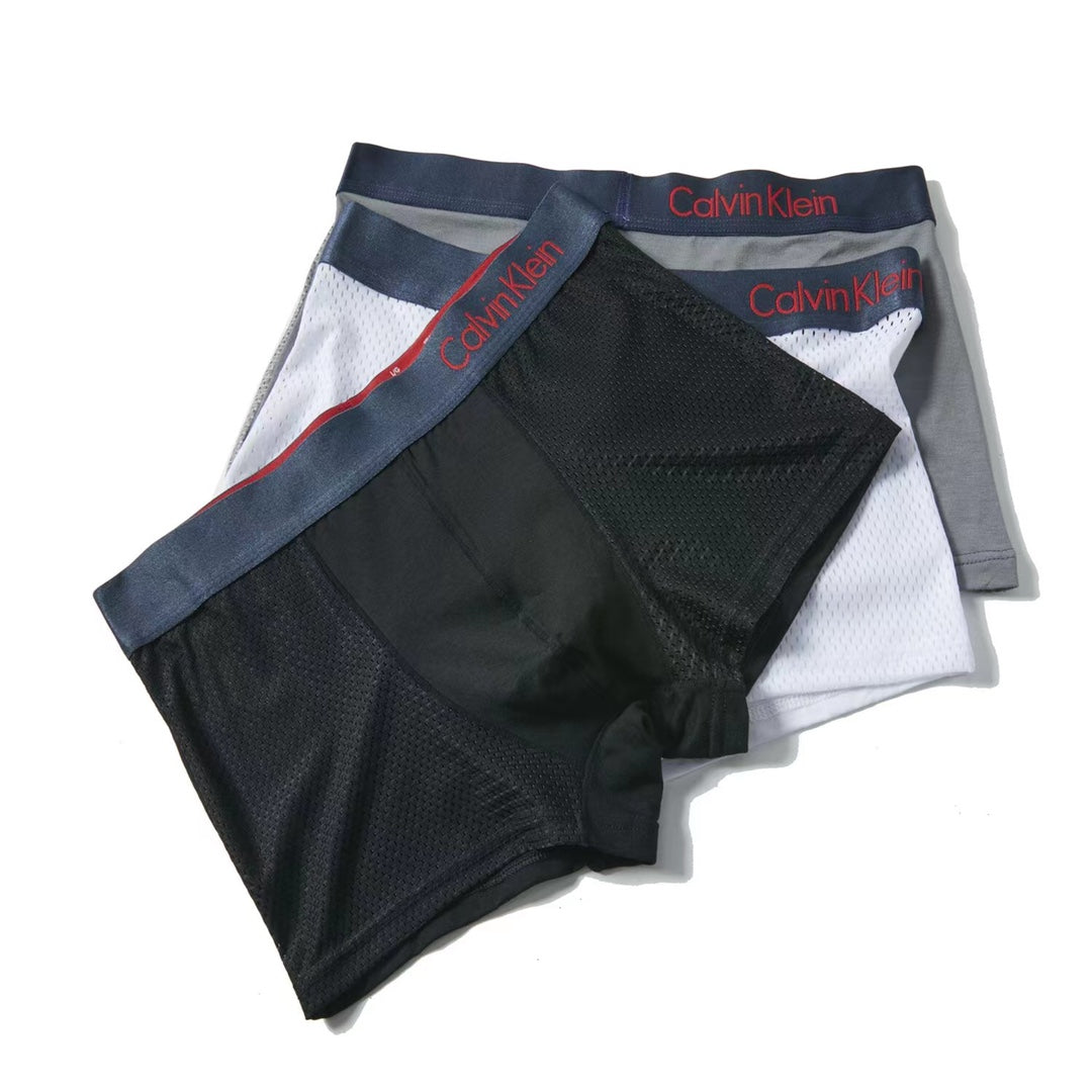 Calvin Klein Perforated Men's Trunk Underwear - 3-Piece Box