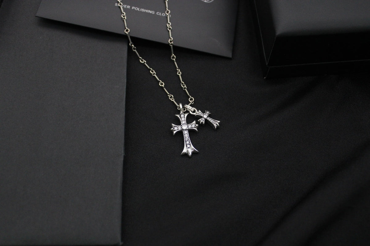 Martin Graham pendant necklace in polished metal-tone – main product view