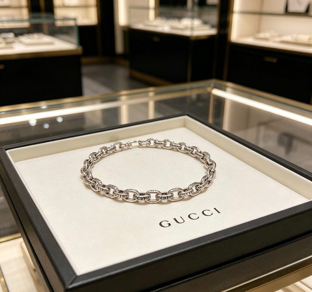 Martin Graham bracelet in polished metal-tone – main product view