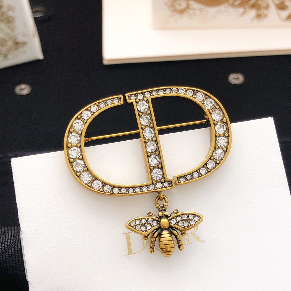 Martin Graham brooch in polished metal-tone – main product view