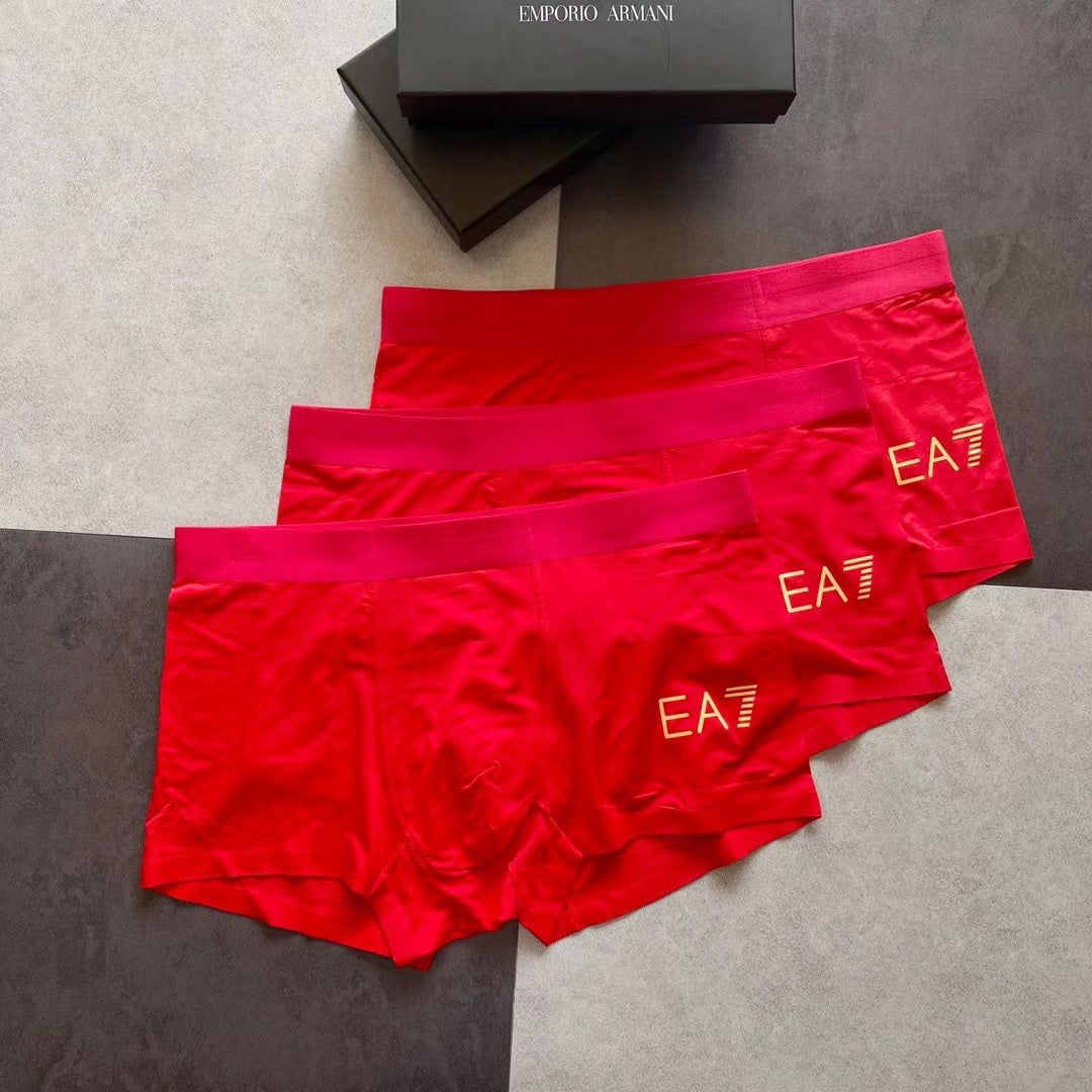Armani Ea7 Waistbands Men's Boxer Briefs - 3-Piece Box
