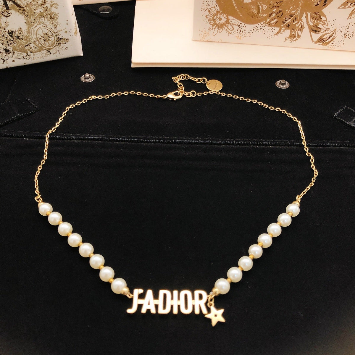 Martin Graham pendant necklace in polished metal-tone – main product view