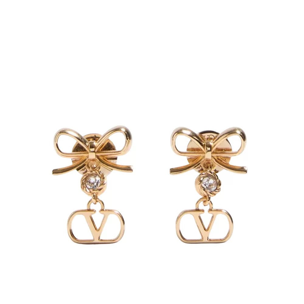 Martin Graham stud earrings in polished metal-tone – main product view