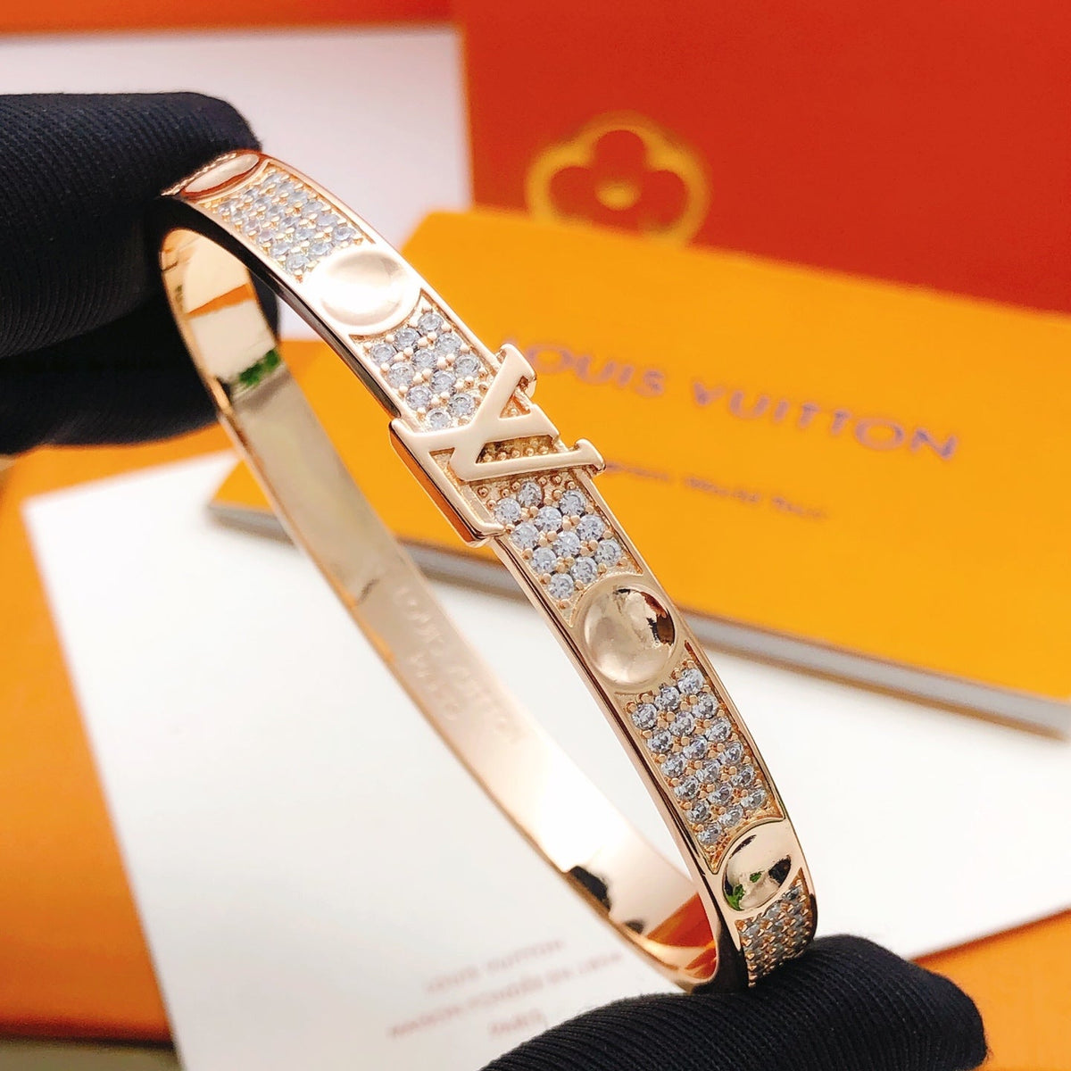 Martin Graham bangle in polished metal-tone – main product view