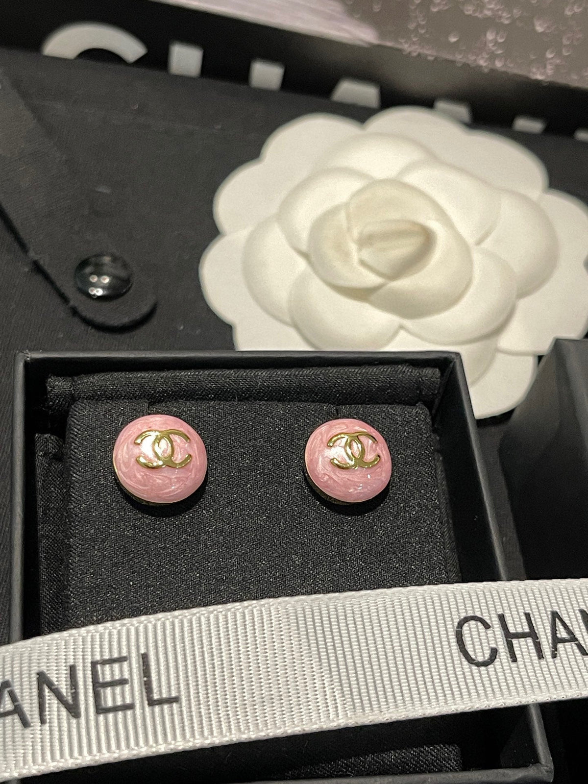 Martin Graham stud earrings in polished metal-tone – main product view