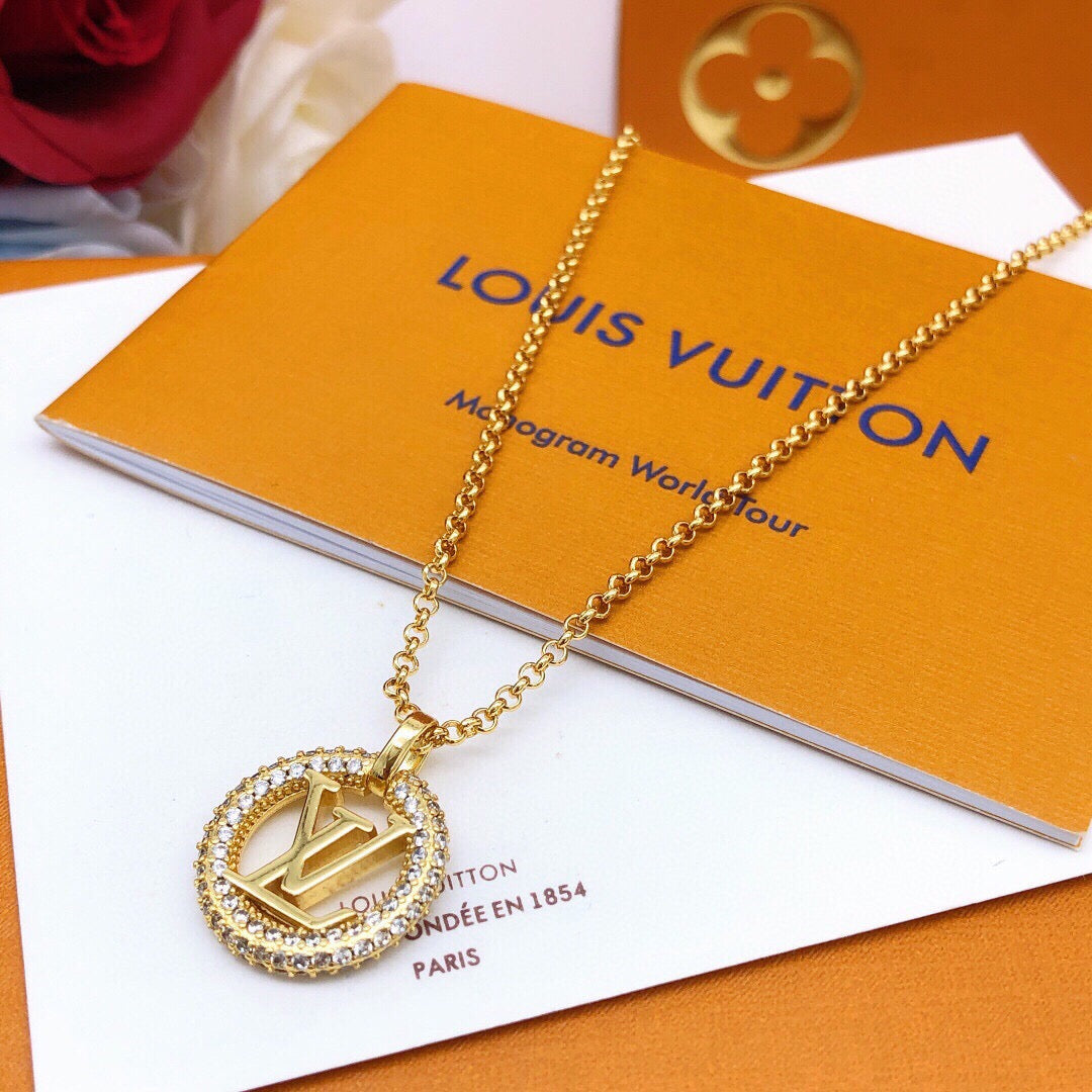 Martin Graham pendant necklace in polished metal-tone – main product view
