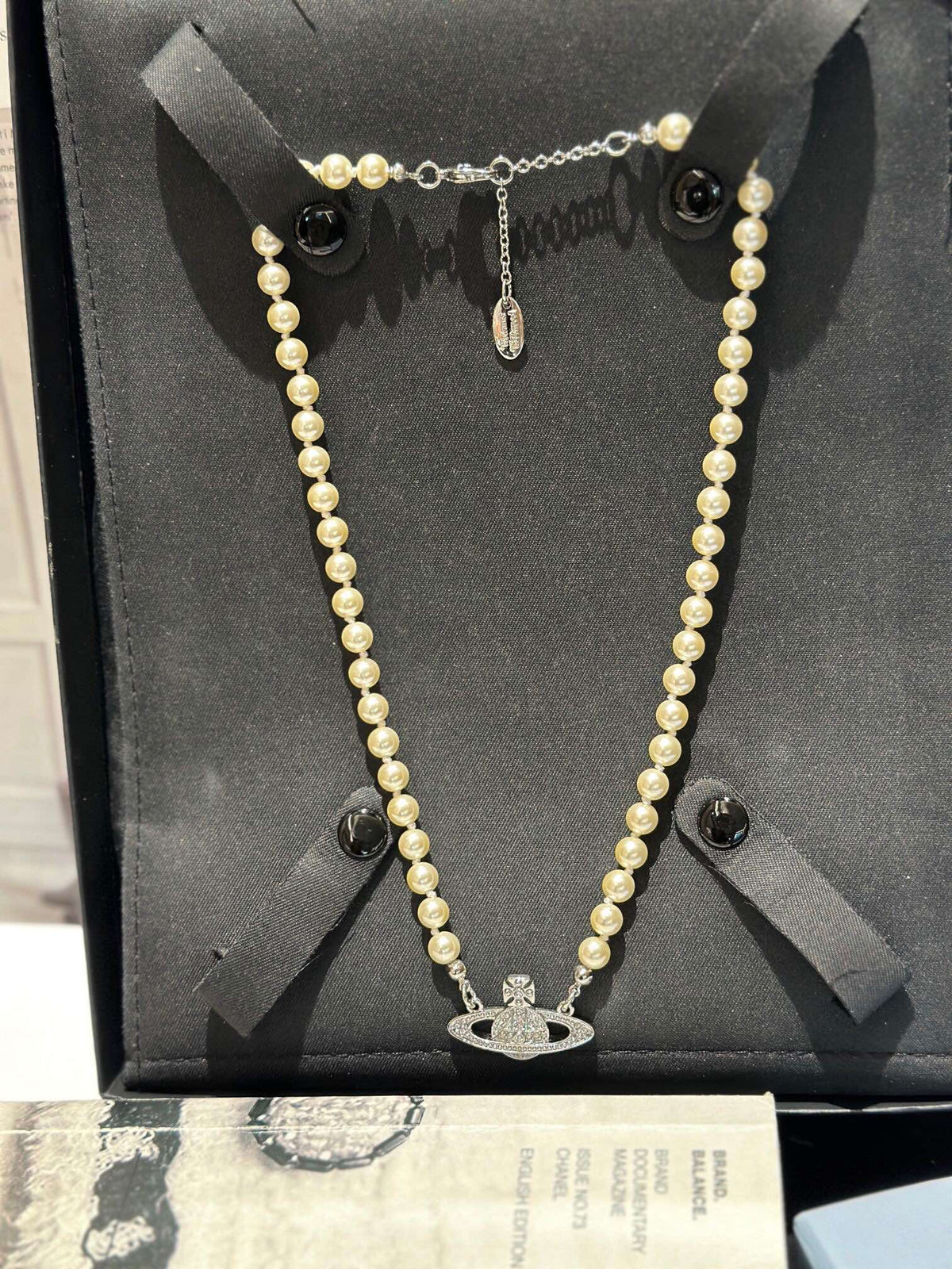 Martin Graham pendant necklace in polished metal-tone – main product view
