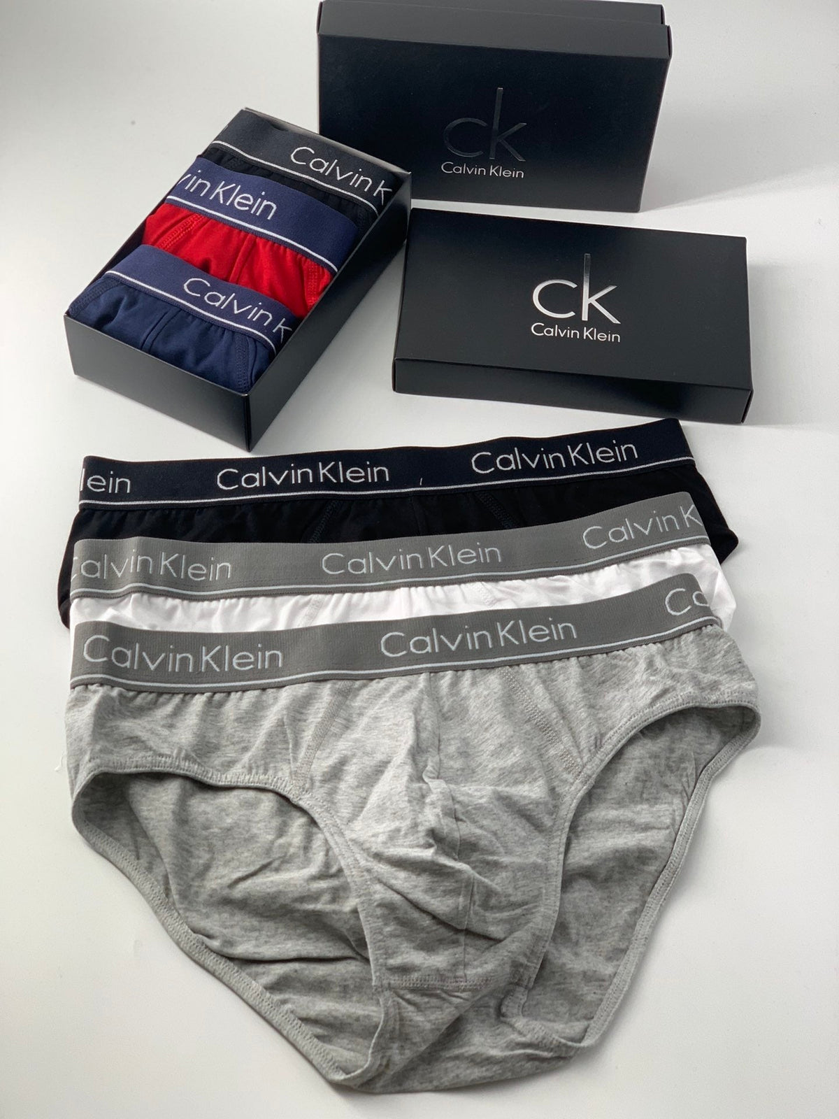 Louis Vuitton Cotton Visible All-Over Pattern And Logo Details Men's Briefs - 3-Piece Box