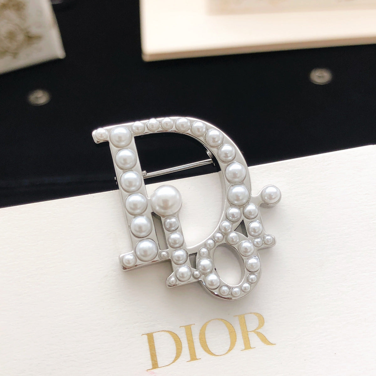 Martin Graham brooch in polished metal-tone – main product view