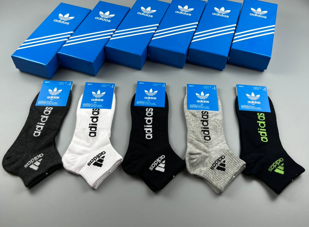 Adidas Cotton Breathable Socks – 5-Pair Pack