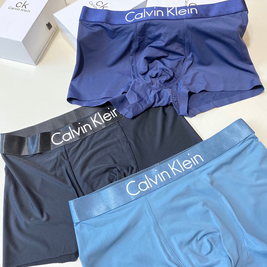 Calvin Klein Ice-Silk Men's Boxer Briefs - 3-Piece Box - Sizes L-XXL