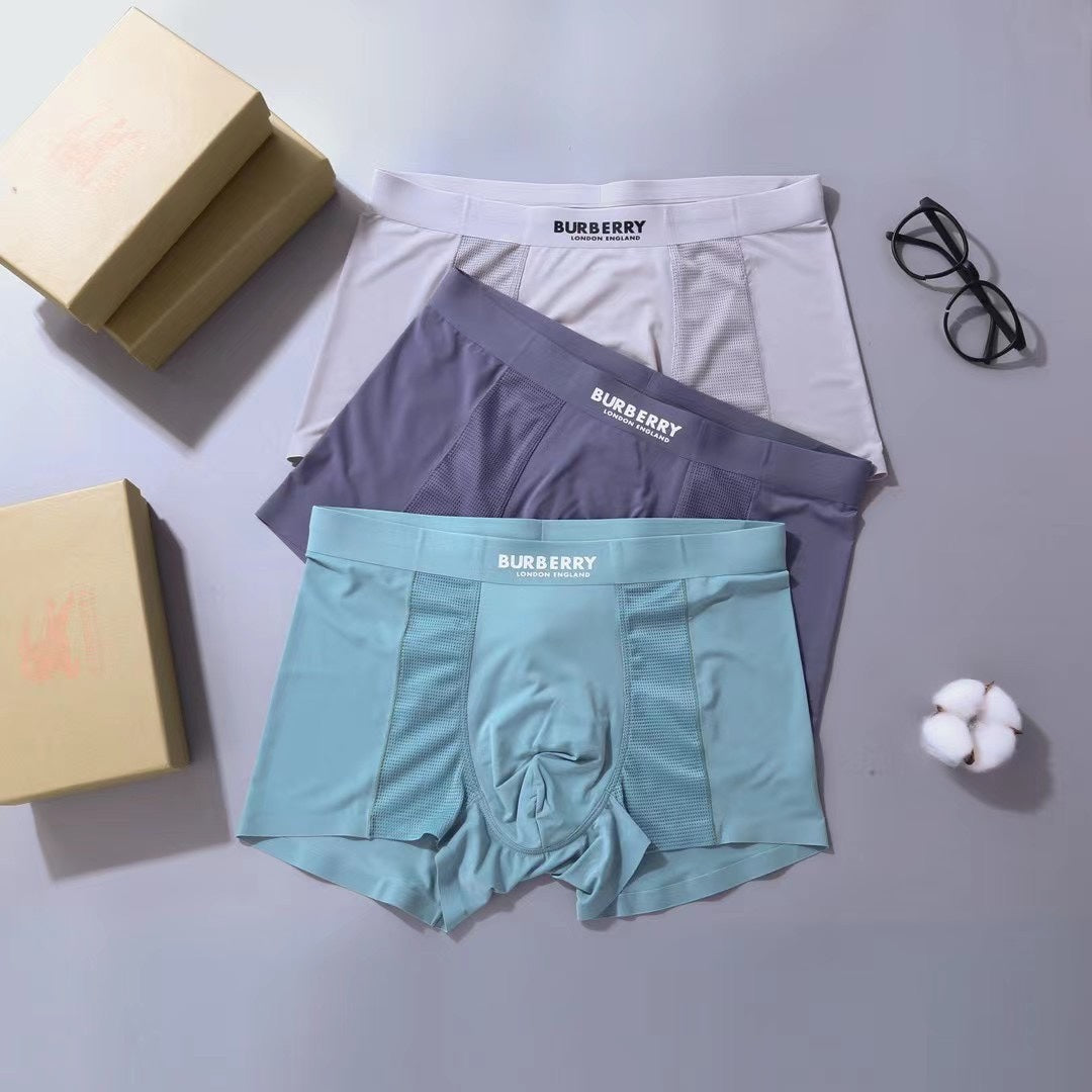 Burberry Cool-Tone Men's Trunk Underwear - 3-Piece Box