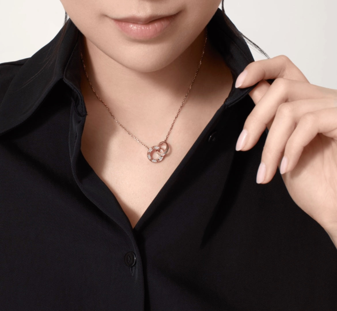 Martin Graham pendant necklace in polished metal-tone – main product view