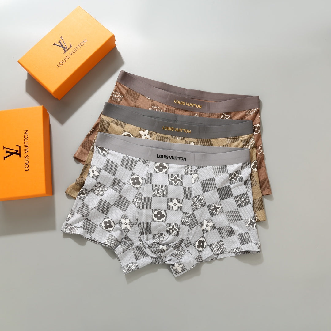 Louis Vuitton Modal Blend Men's Underwear - Box of 3