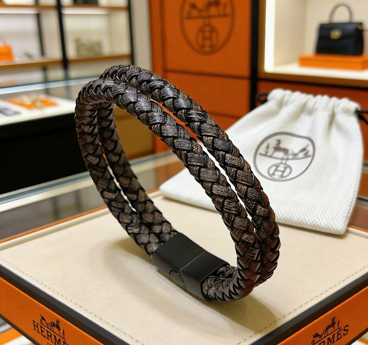 Martin Graham bracelet in polished metal-tone – main product view