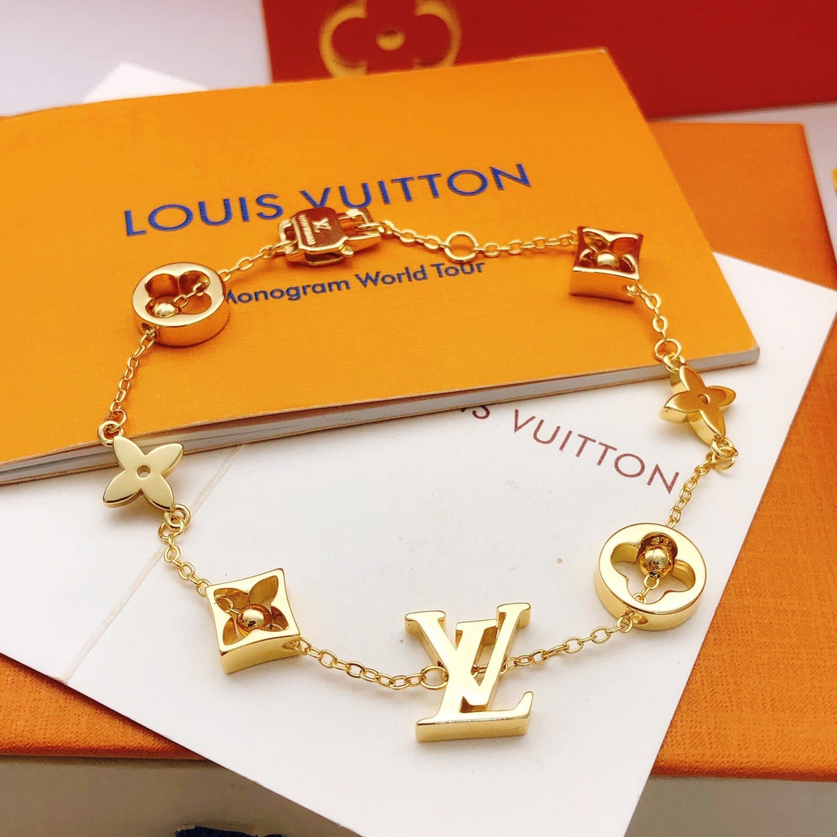 Martin Graham bracelet in polished metal-tone – main product view