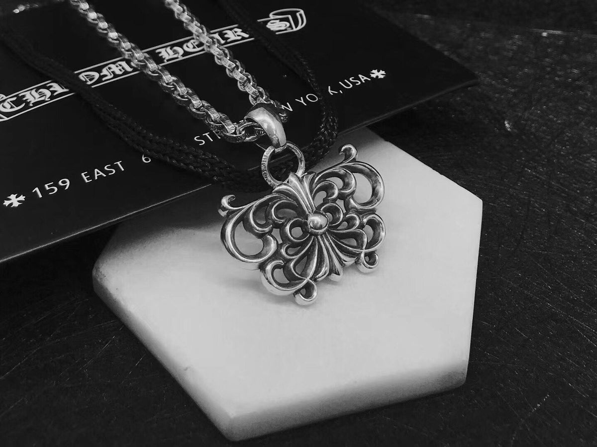 Martin Graham pendant necklace in polished metal-tone – main product view