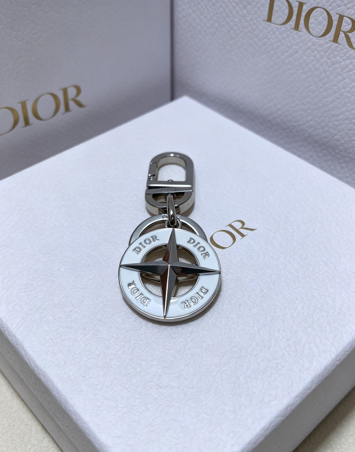 Martin Graham bag charm in polished metal-tone – main product view
