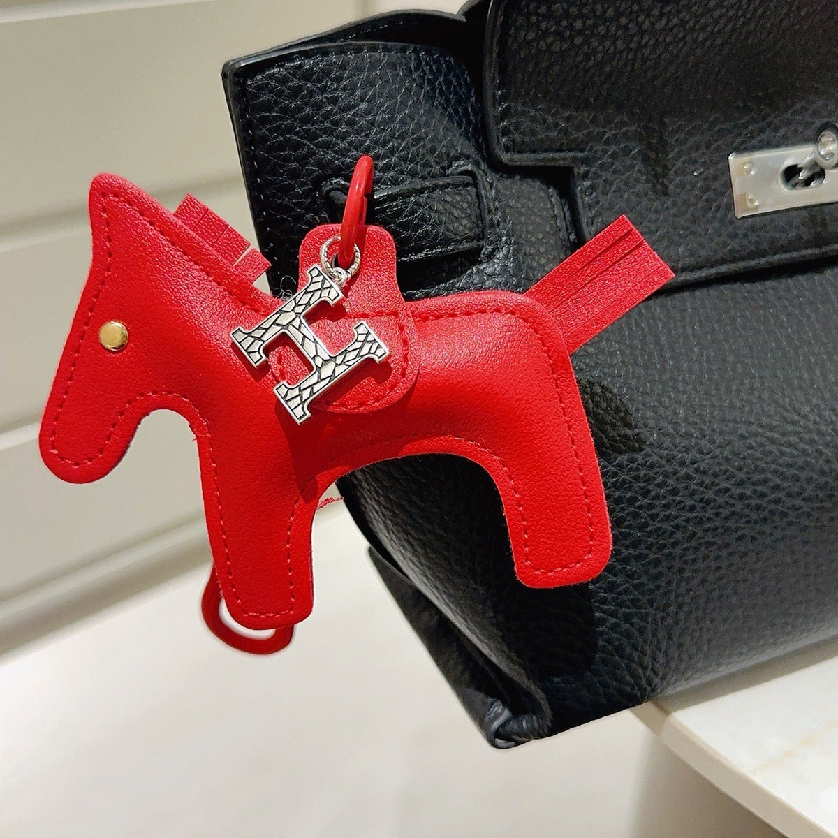 Martin Graham keychain in polished metal-tone – main product view