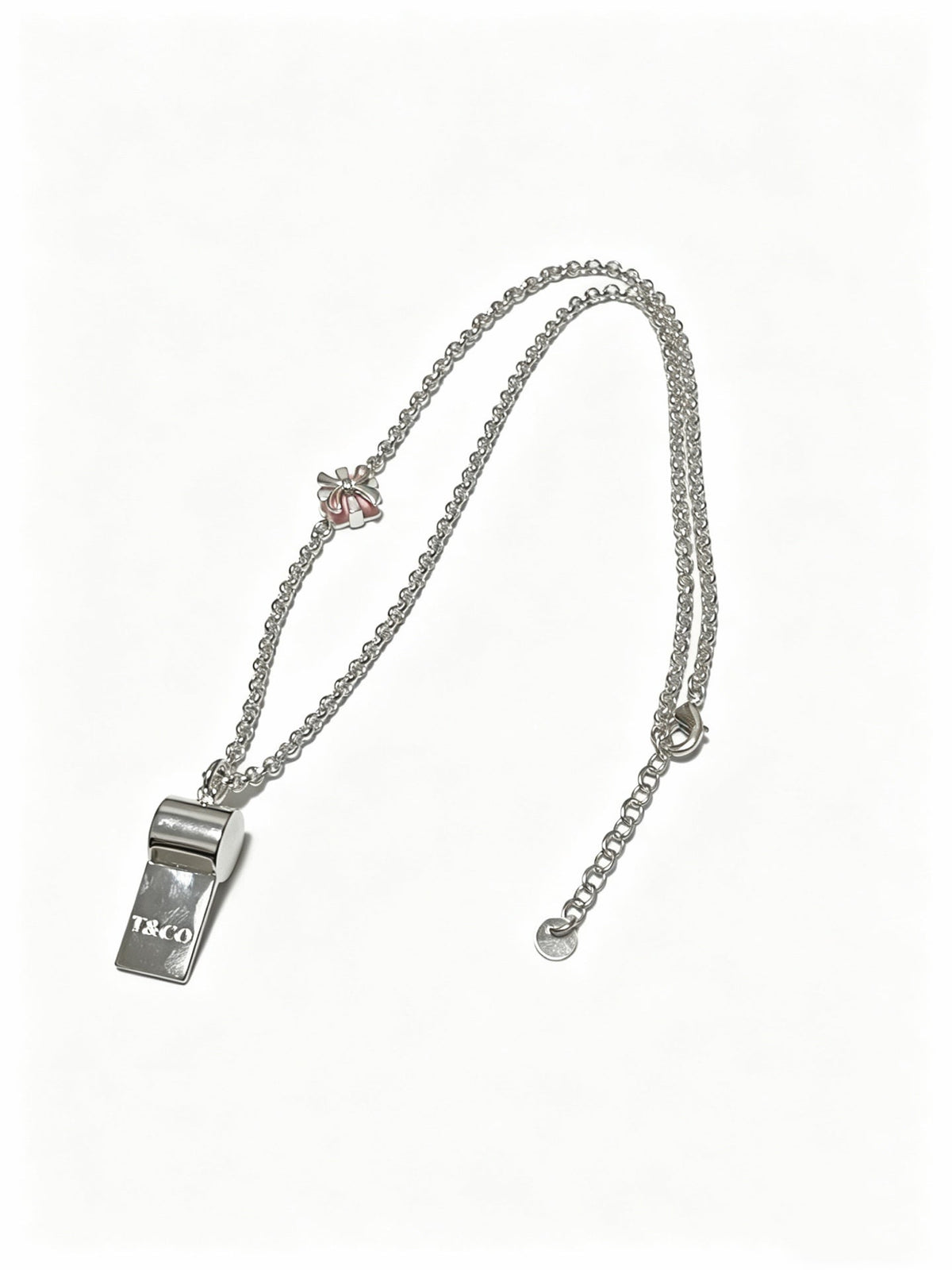 Martin Graham pendant necklace in polished metal-tone – main product view