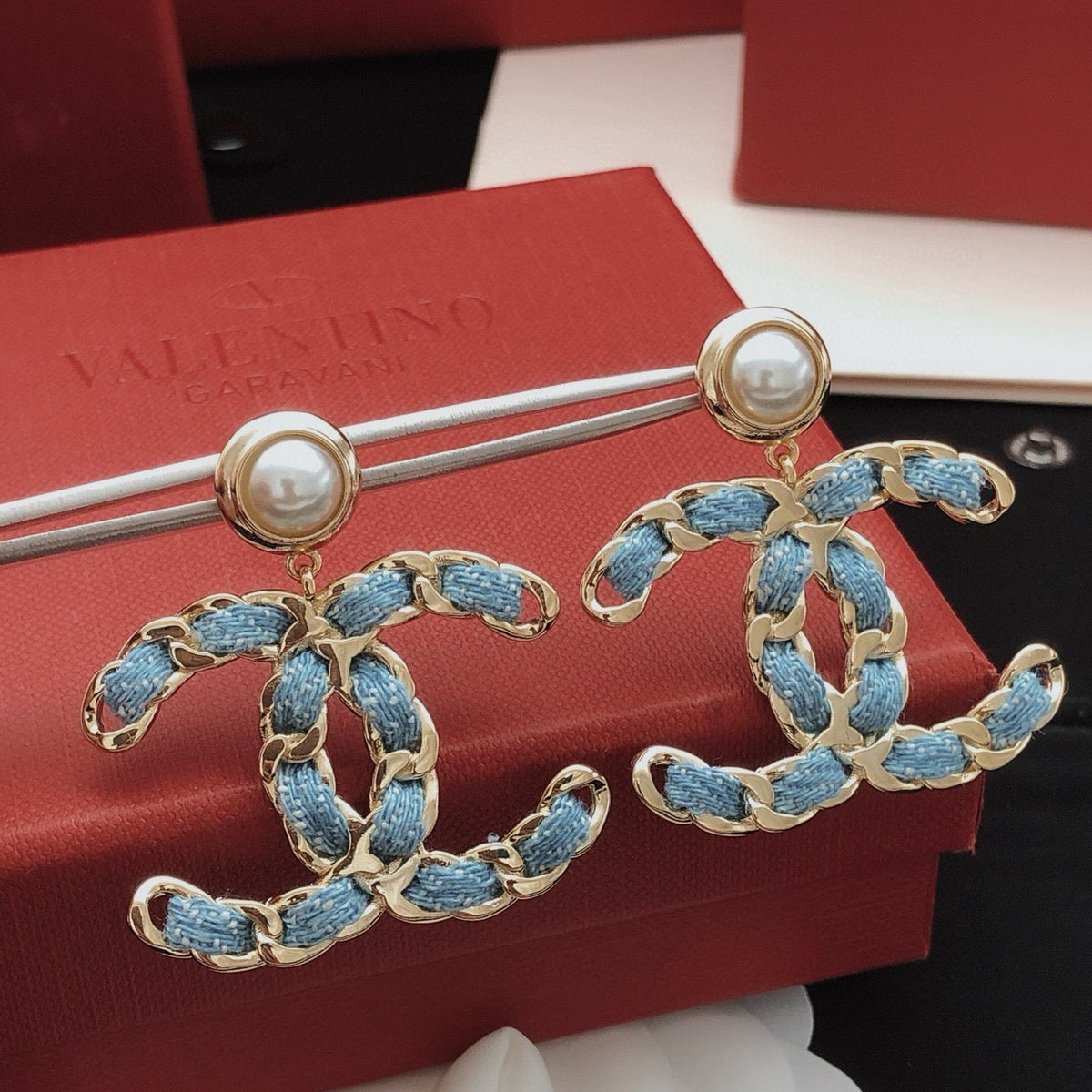 Martin Graham earrings in polished metal-tone – main product view