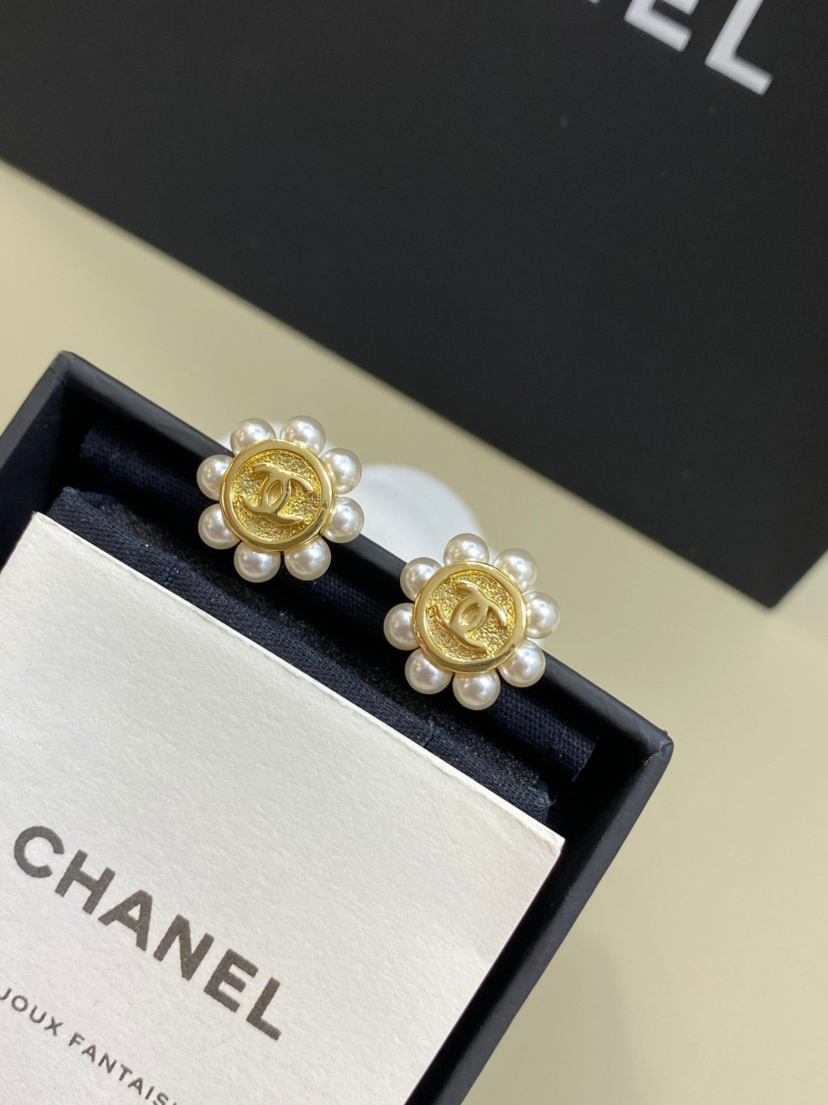 Martin Graham stud earrings in polished metal-tone – main product view
