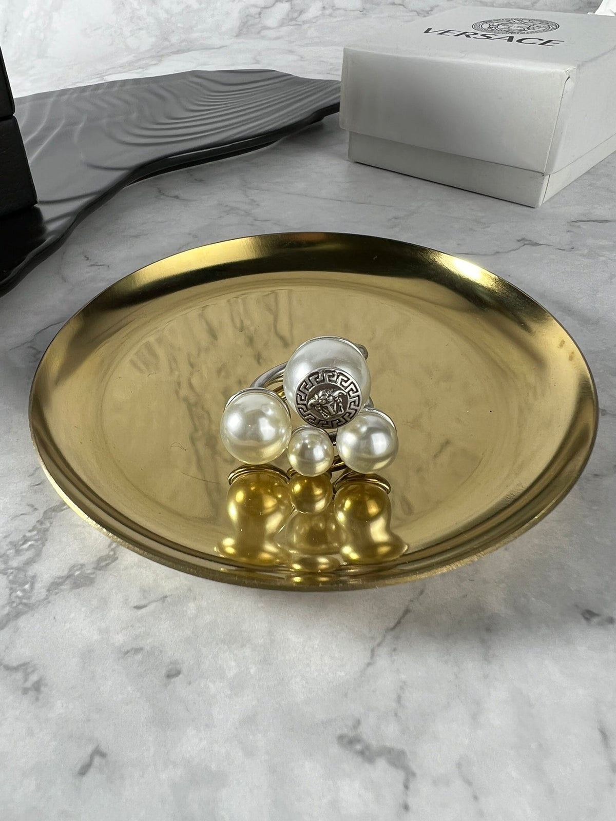 Martin Graham ring in polished metal-tone – main product view