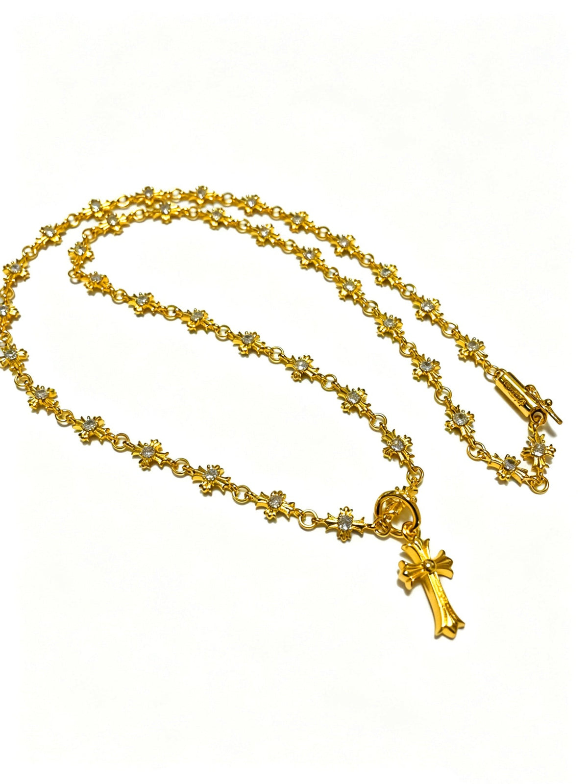 Martin Graham pendant necklace in polished metal-tone – main product view