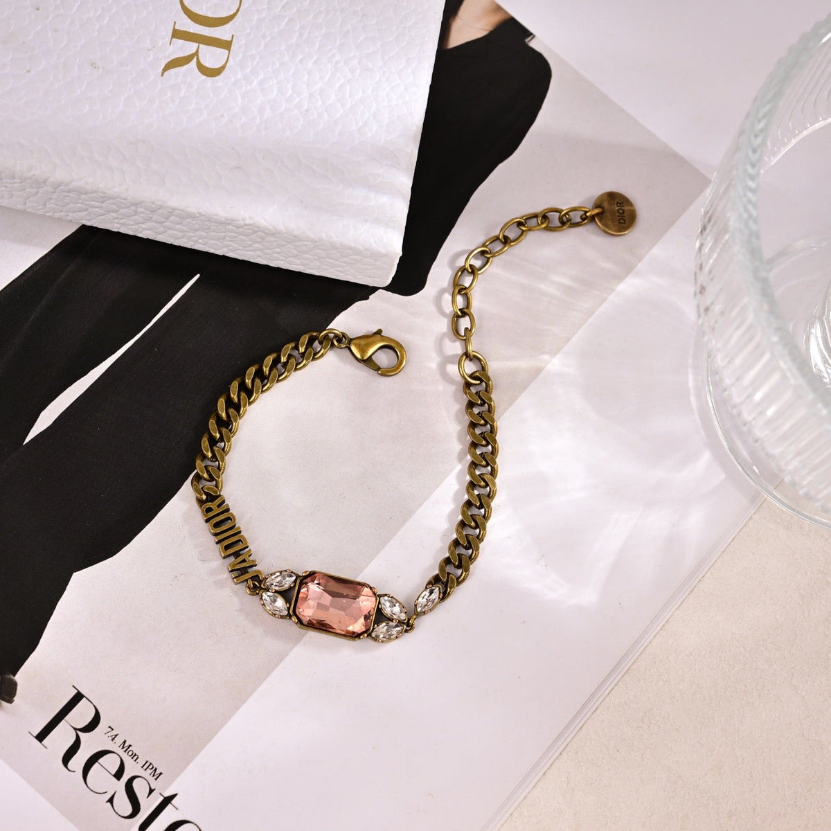 Martin Graham bracelet in polished metal-tone – main product view