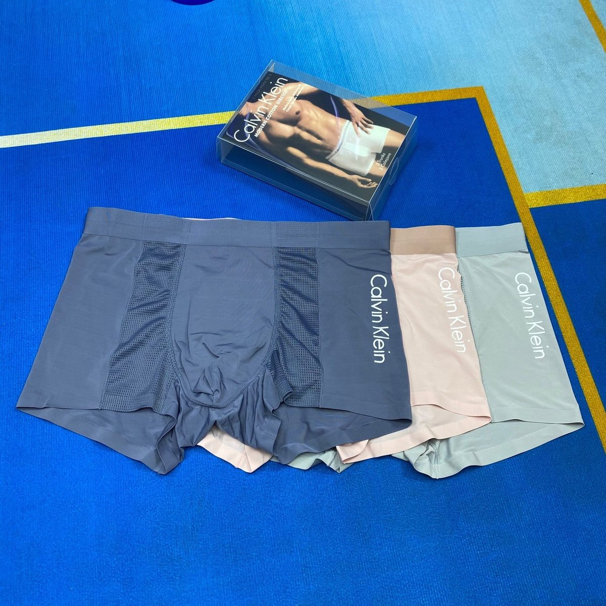 Calvin Klein Ice-Silk Men's Boxer Briefs - 3-Piece Box - Sizes L-XXXL