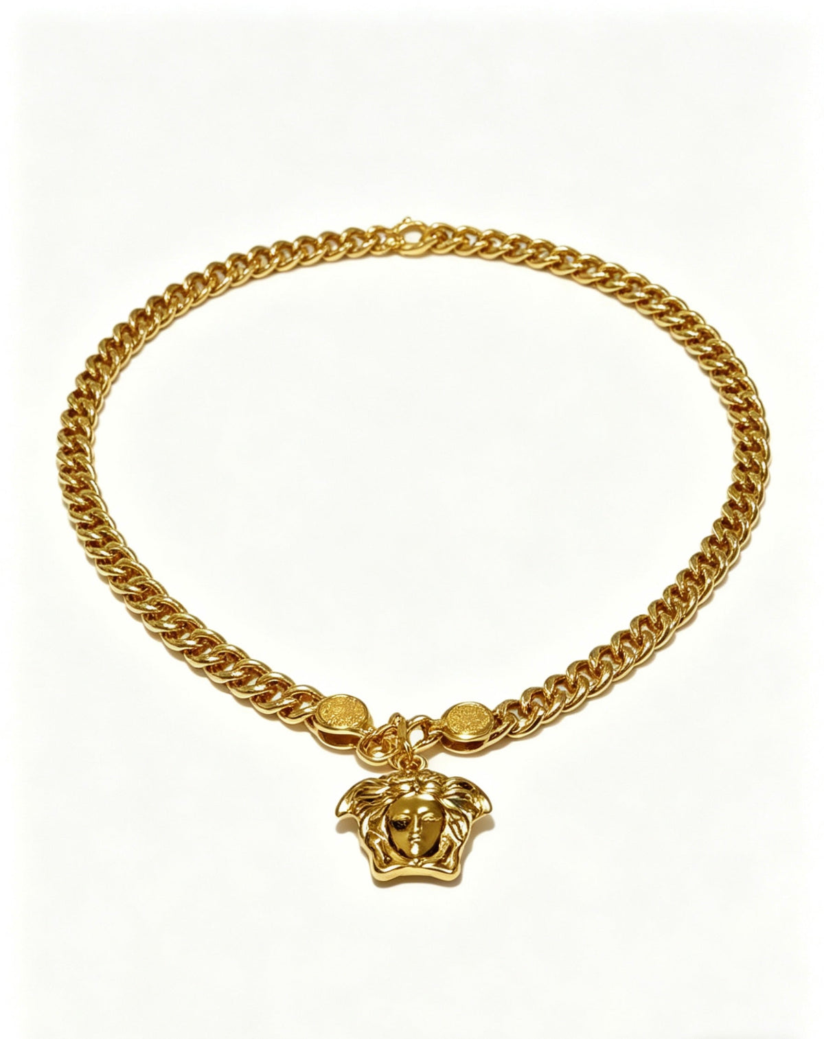 Martin Graham pendant necklace in polished metal-tone – main product view