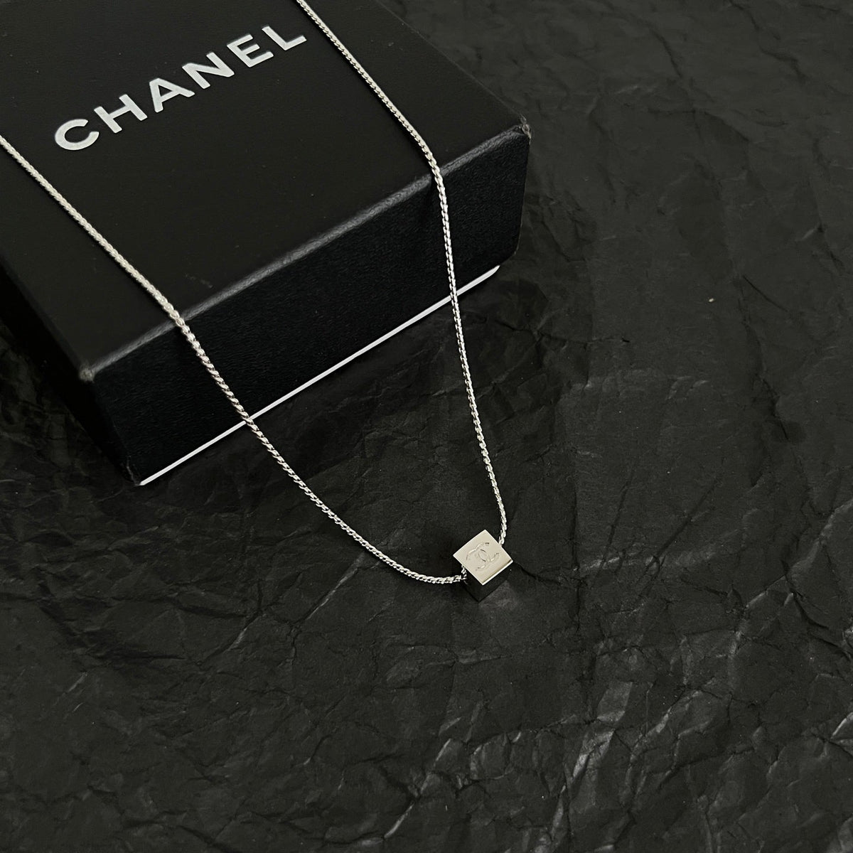 Martin Graham pendant necklace in polished metal-tone – main product view