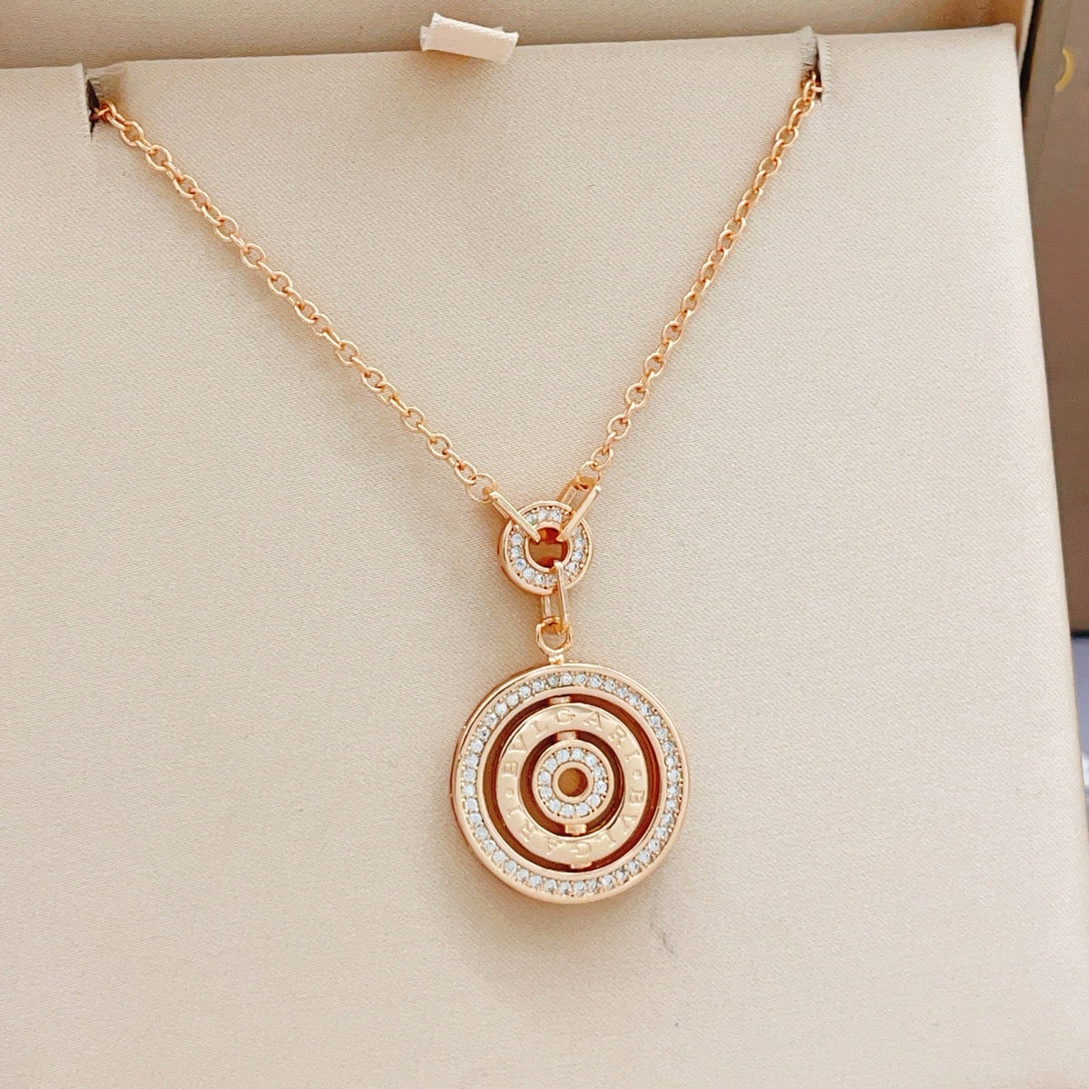 Martin Graham pendant necklace in polished metal-tone – main product view