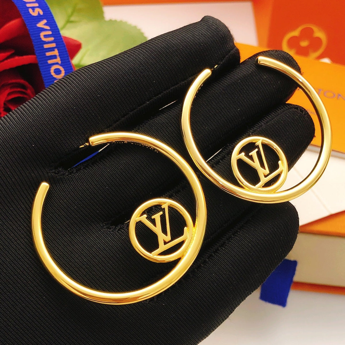 Martin Graham earrings in polished metal-tone – main product view