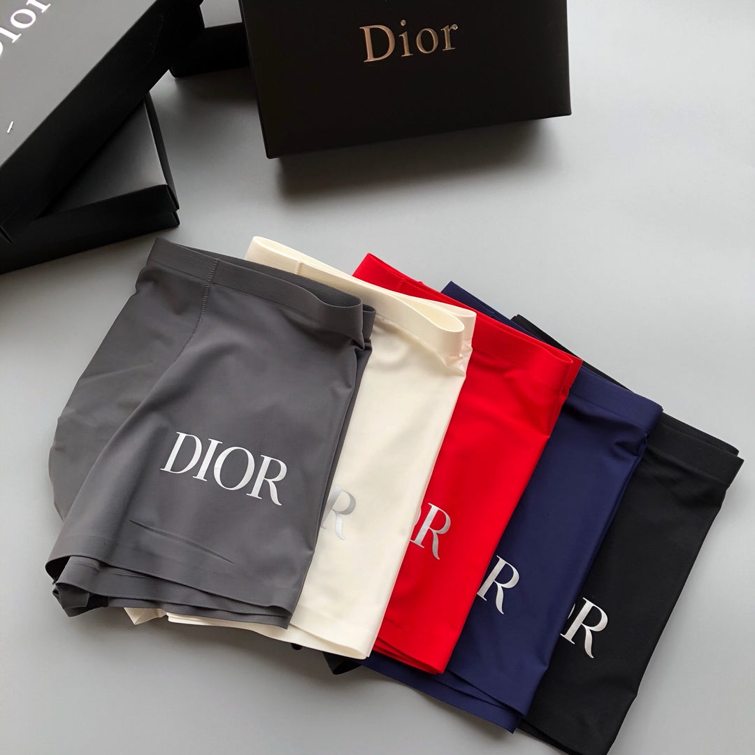 Dior Contrast Waistbands And Understated Front Branding Men's Boxer Briefs - 3-Piece Box