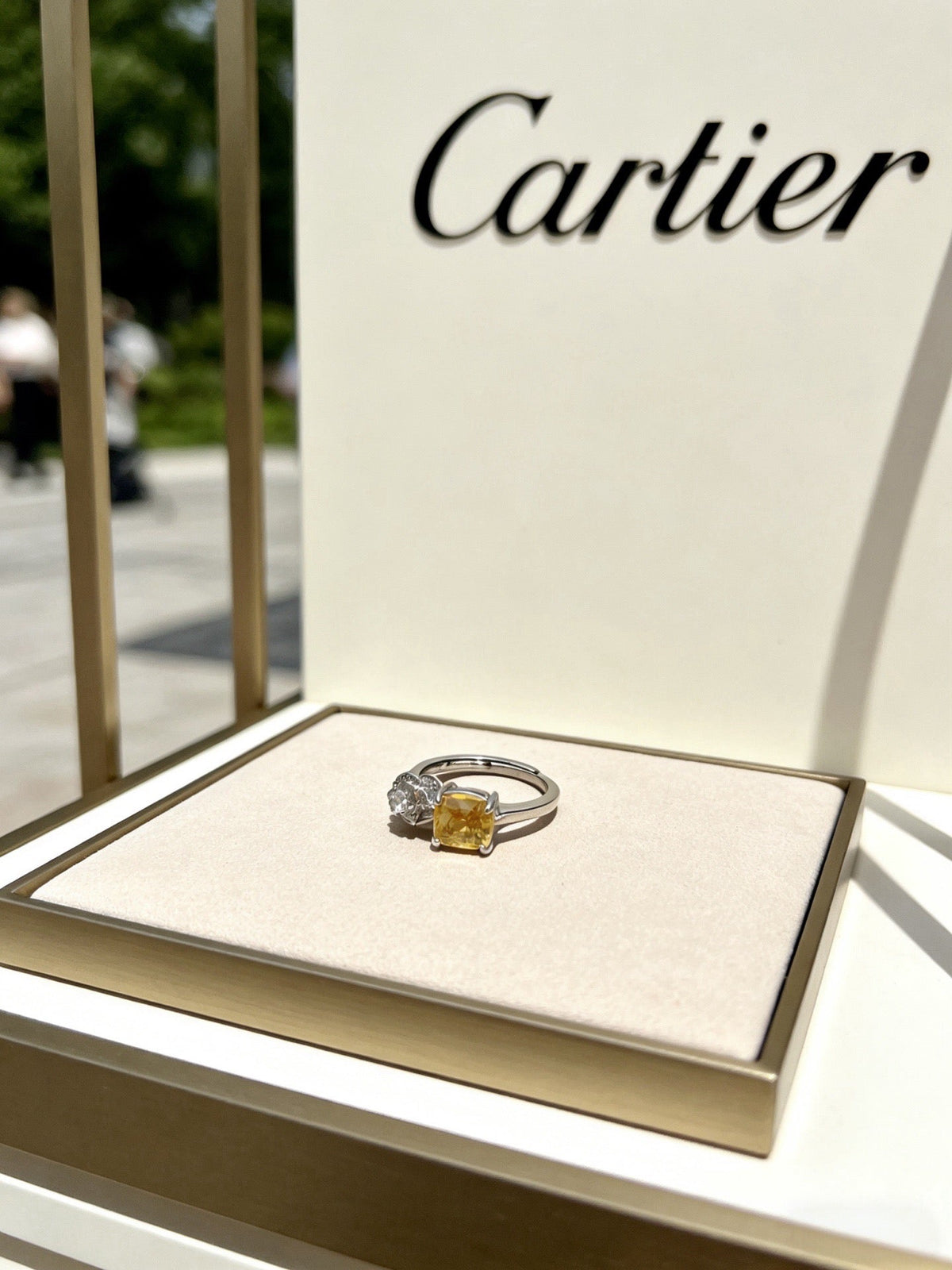 Martin Graham ring in polished metal-tone – main product view