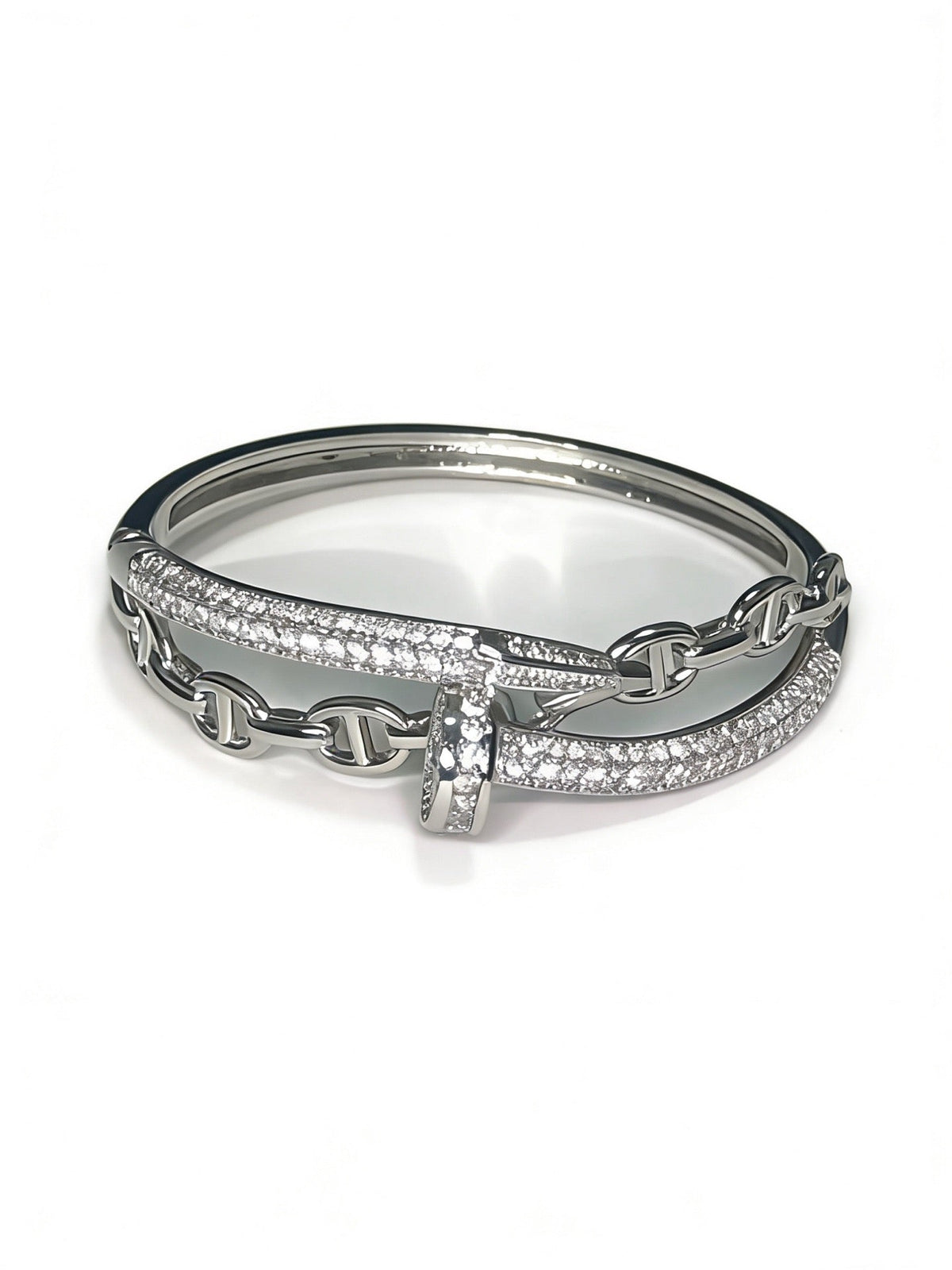 Martin Graham bracelet in polished metal-tone – main product view