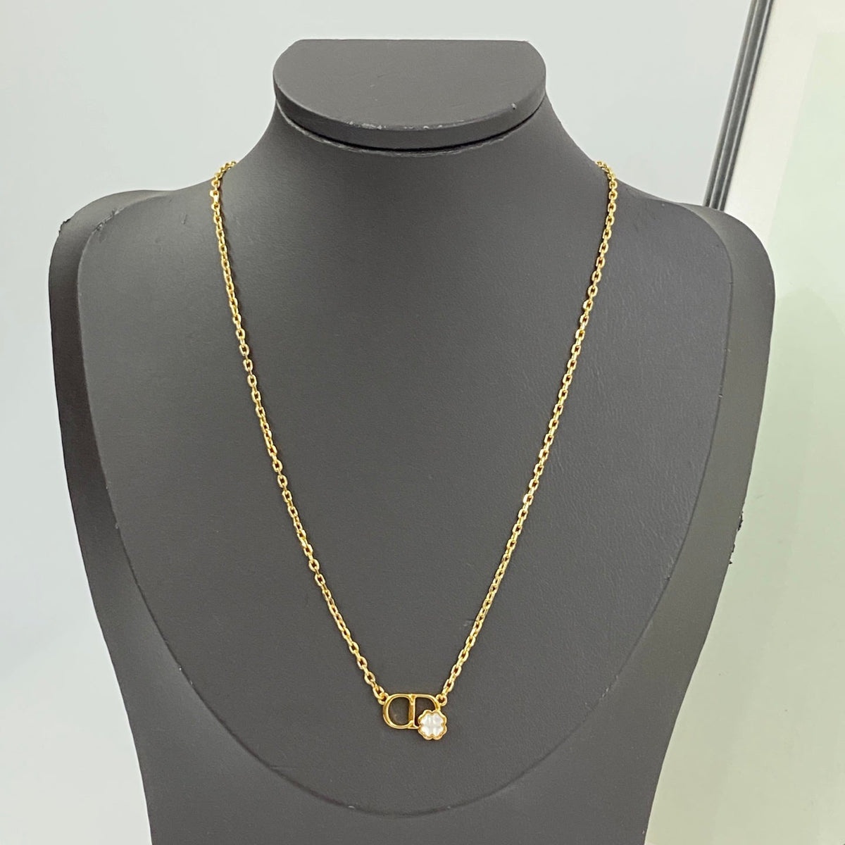 Martin Graham pendant necklace in polished metal-tone – main product view