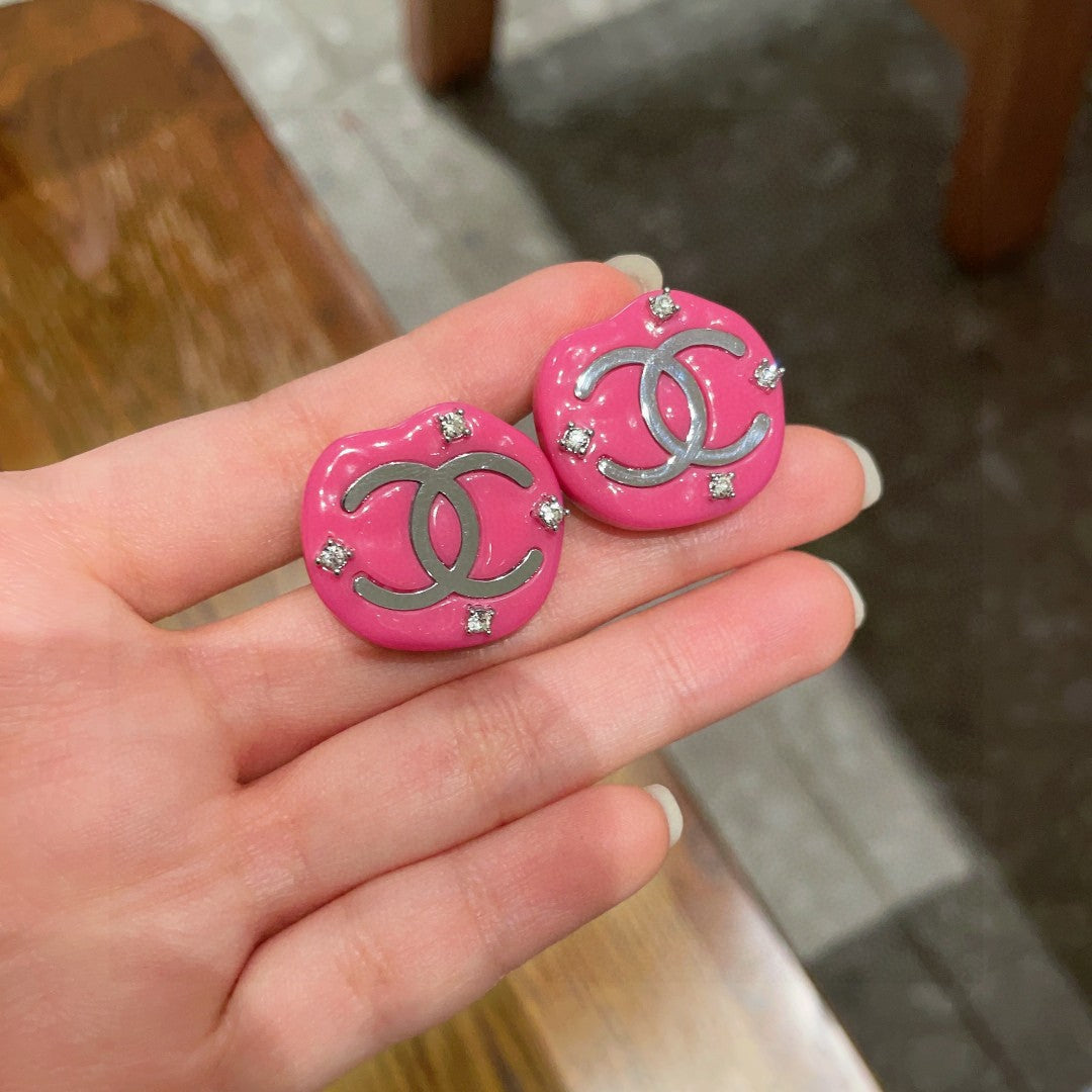 Martin Graham stud earrings in polished metal-tone – main product view