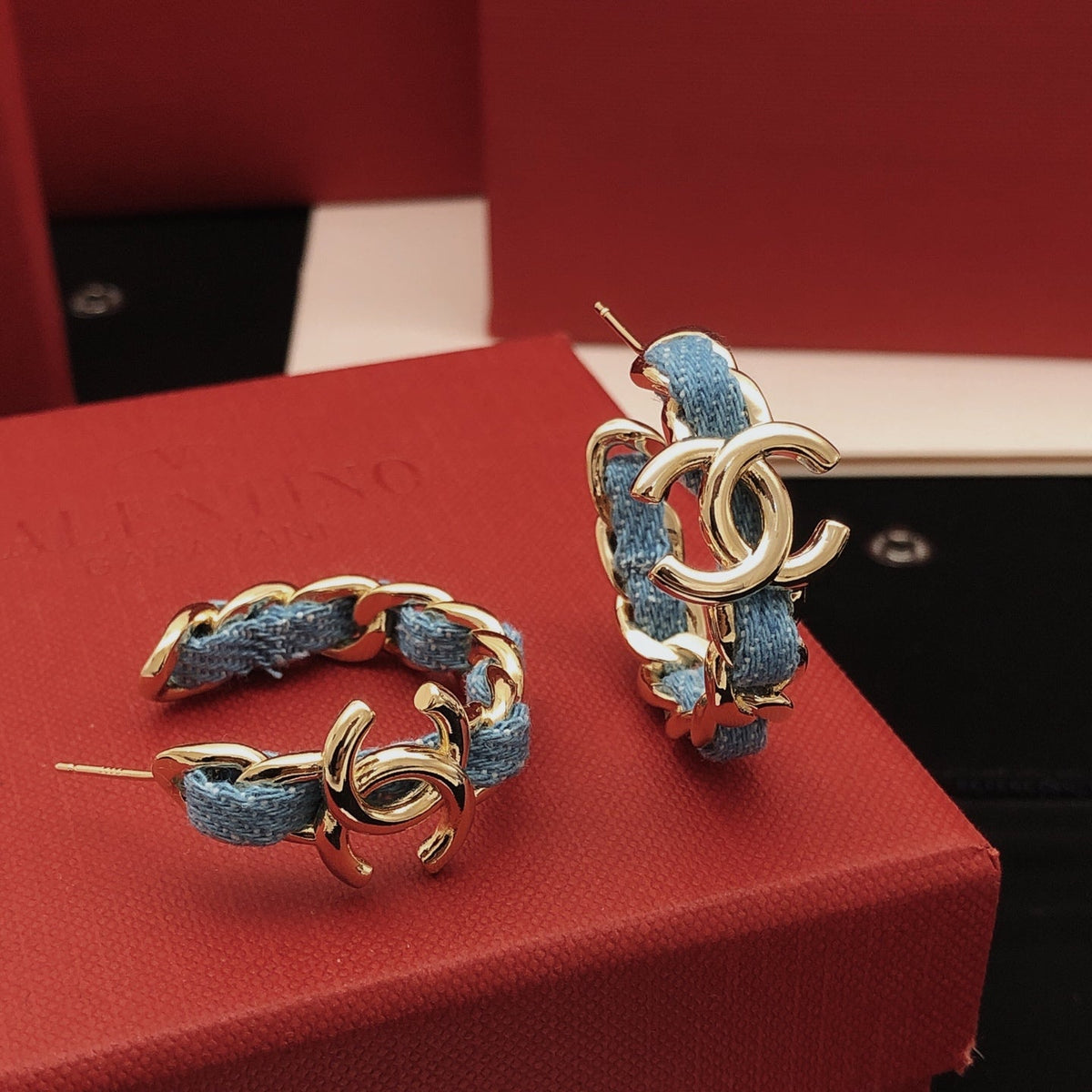 Martin Graham earrings in polished metal-tone – main product view