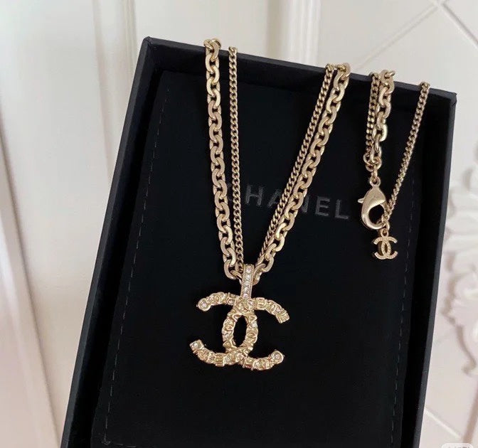 Martin Graham pendant necklace in polished metal-tone – main product view