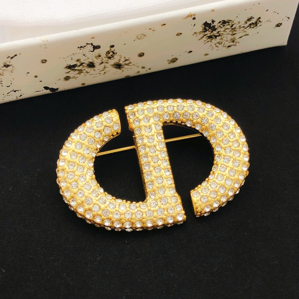 Martin Graham brooch in polished metal-tone – main product view