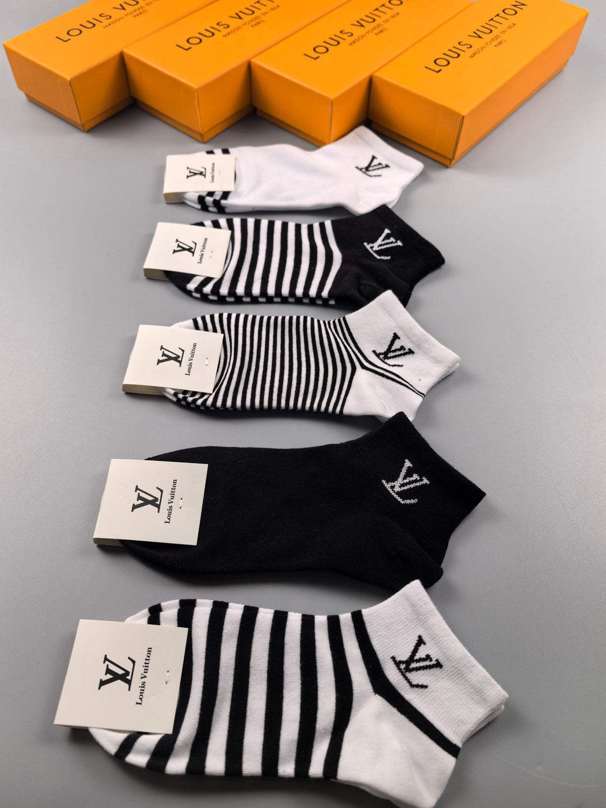 Louis Vuitton Short Socks - 5-Pair Set