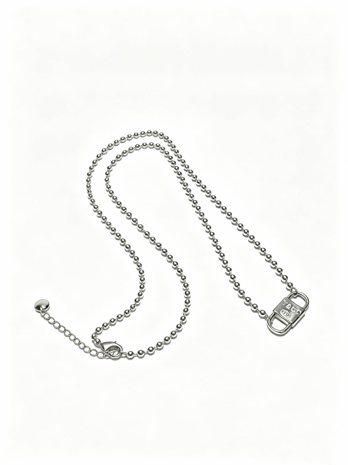 Martin Graham pendant necklace in polished metal-tone – main product view