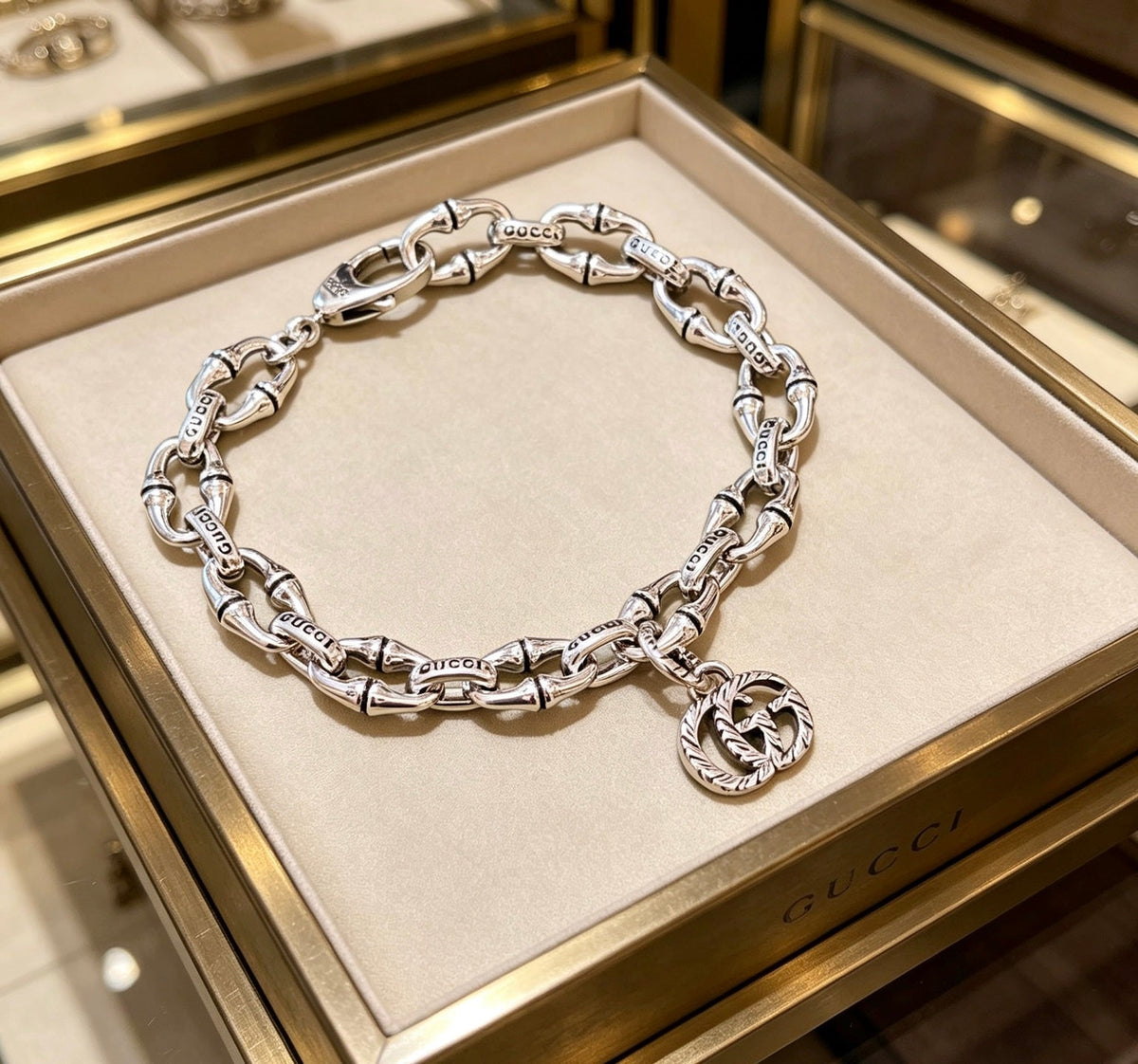 Martin Graham bracelet in polished metal-tone – main product view